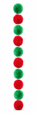 Christmas Pom-Pom Garland – 240cm