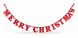 Merry Christmas Letter Banner – 160 cm