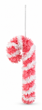 Mini Tinsel Candy Cane Hanging Decoration