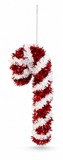 Mini Tinsel Candy Cane Hanging Decoration