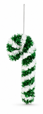 Mini Tinsel Candy Cane Hanging Decoration
