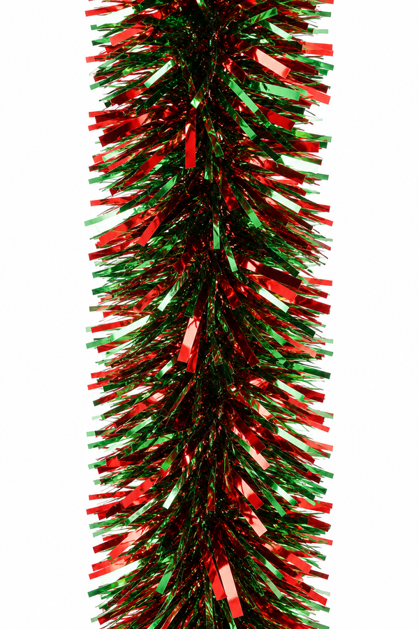 Two-Tone Metallic Christmas Tinsel – 2m