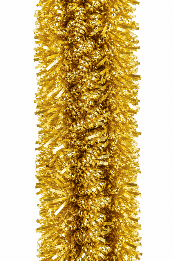 Fine-Cut Spiral Christmas Tinsel – 10m