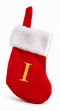 Gold Foil Alphabet Mini Christmas Stocking - 16 cm