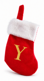Gold Foil Alphabet Mini Christmas Stocking - 16 cm