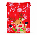 Velveteen Christmas Character Sack - 49 x 70 cm