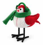 Christmas Dressed Bird Decoration