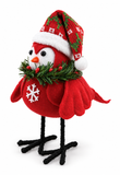 Christmas Dressed Bird Decoration