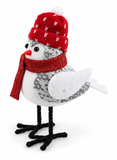 Christmas Dressed Bird Decoration
