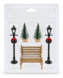 Christmas Village Street Scene – 5 Piece Set