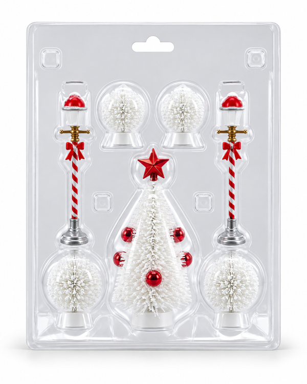 Christmas Decoration Scene – 7 Piece Set