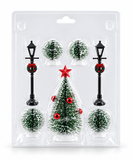 Christmas Decoration Scene – 7 Piece Set