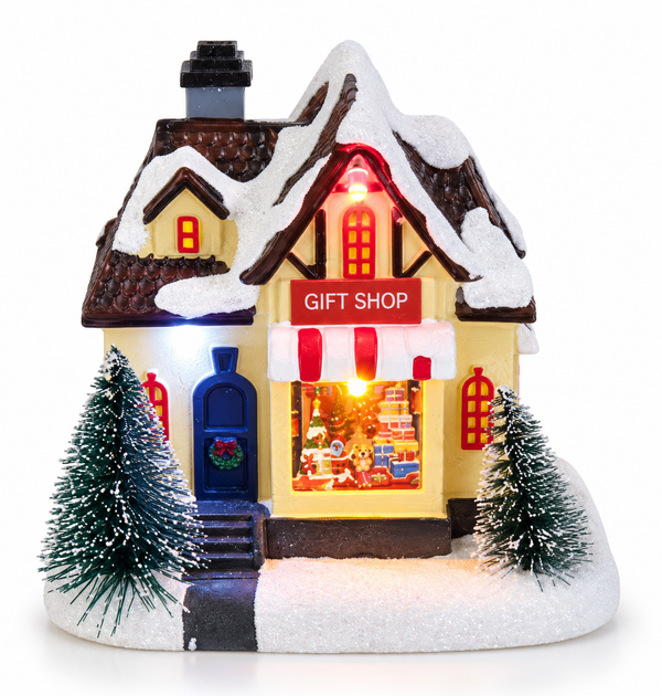 LED Christmas Village House