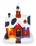 LED Christmas Village House