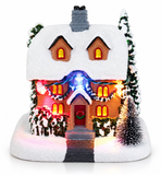 LED Christmas Village House