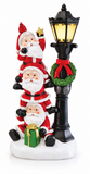 LED Stacked Christmas Character Lamp Post