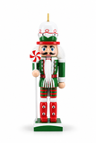 Peppermint Nutcracker Hanging Decoration – 12.5cm