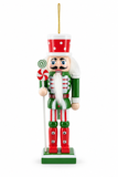 Peppermint Nutcracker Hanging Decoration – 12.5cm