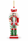 Peppermint Nutcracker Hanging Decoration – 12.5cm
