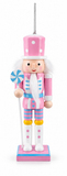 Peppermint Nutcracker Hanging Decoration – 12.5cm