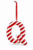Candy Cane Alphabet Hanging Decoration – 10cm