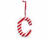 Candy Cane Alphabet Hanging Decoration – 10cm