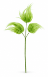 Mean Green Furry Christmas Pick – 42cm