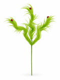 Mean Green Furry Christmas Pick – 42cm