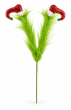 Mean Green Furry Elf Legs Pick – 47cm