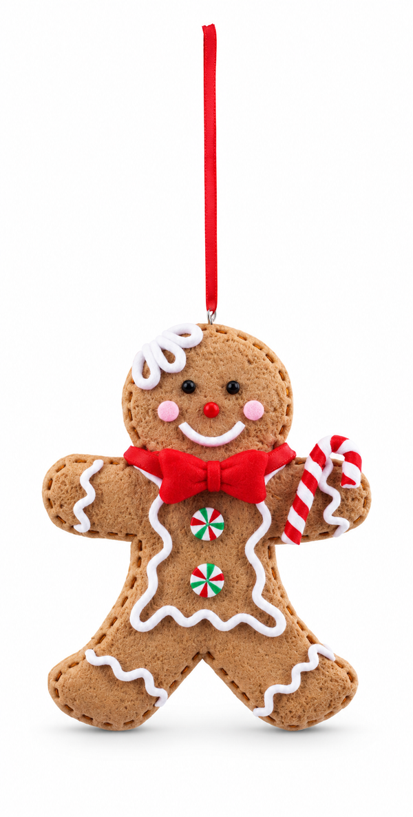 Candyland Gingerbread Hanging Decoration – 12.5cm