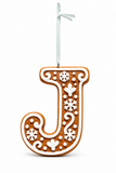Iced Gingerbread Alphabet Decoration – 7cm