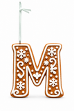 Iced Gingerbread Alphabet Decoration – 7cm
