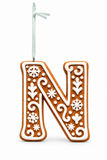 Iced Gingerbread Alphabet Decoration – 7cm