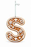 Iced Gingerbread Alphabet Decoration – 7cm