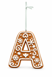 Iced Gingerbread Alphabet Decoration – 7cm