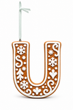 Iced Gingerbread Alphabet Decoration – 7cm