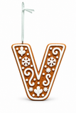Iced Gingerbread Alphabet Decoration – 7cm