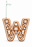 Iced Gingerbread Alphabet Decoration – 7cm