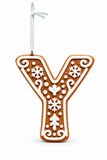 Iced Gingerbread Alphabet Decoration – 7cm
