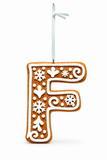 Iced Gingerbread Alphabet Decoration – 7cm