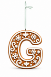 Iced Gingerbread Alphabet Decoration – 7cm