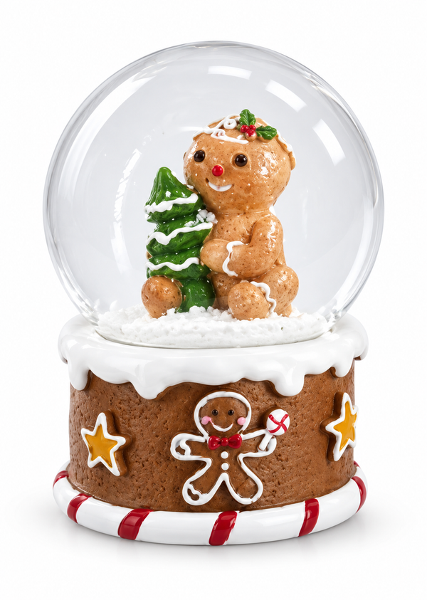 Gingerbread Snow Globe – 45 mm