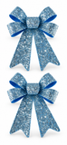 Candy Sequin Christmas Bows - 2 Pack