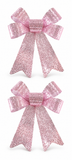 Candy Sequin Christmas Bows - 2 Pack
