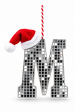 Mirror Alphabet Christmas Decoration – 14cm