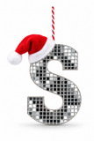 Mirror Alphabet Christmas Decoration – 14cm