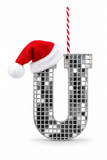 Mirror Alphabet Christmas Decoration – 14cm
