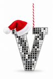 Mirror Alphabet Christmas Decoration – 14cm