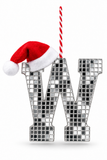 Mirror Alphabet Christmas Decoration – 14cm