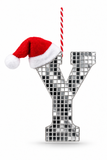 Mirror Alphabet Christmas Decoration – 14cm